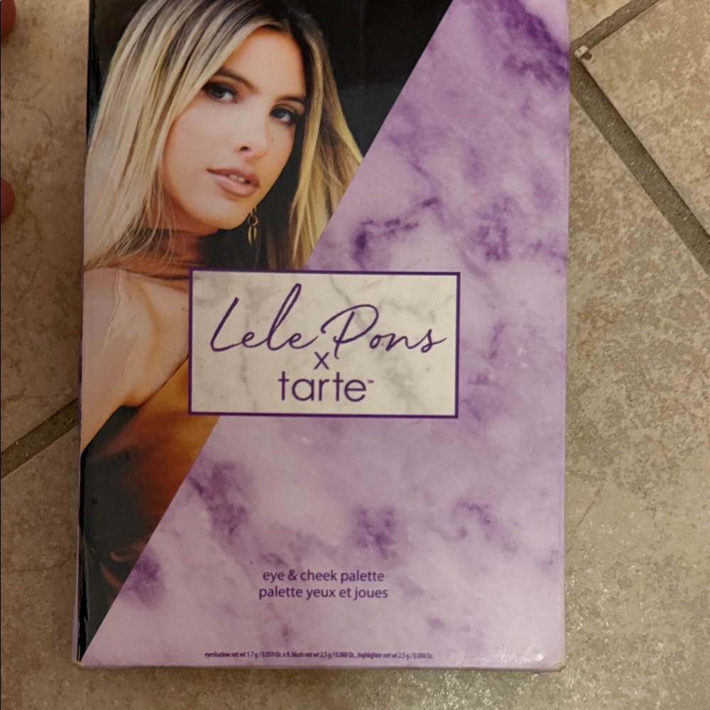 Tarte Lele Pons Eye & Cheek Palette in Purple Marble
